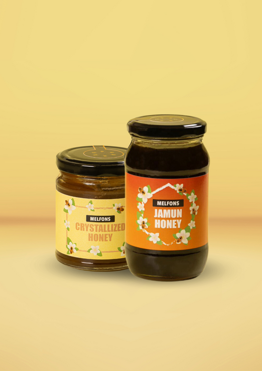 Bundle of Joy-Combo(250g Crystallized Honey + 500g Jamun Honey)