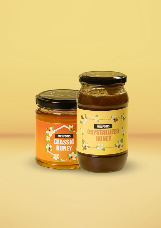 Bundle of Joy-Combo(250g Classic Honey + 500g Crystallized Honey)