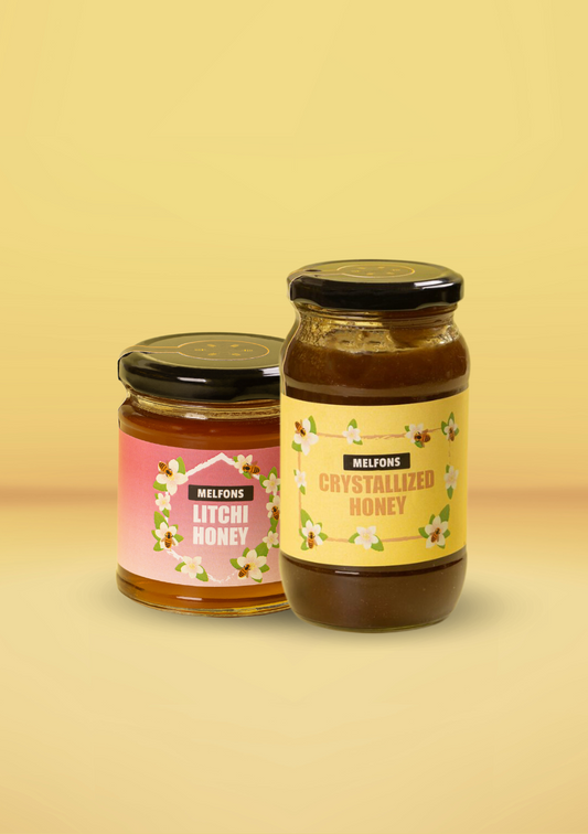 Bundle of Joy-Combo(250g Litchi Honey + 500g Crystallized Honey)