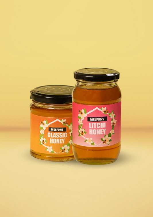 Bundle of Joy-Combo(250g Classic Honey + 500g Litchi Honey)