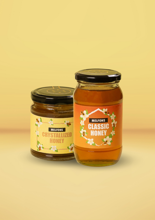 Bundle of Joy-Combo(250g Crystallized Honey + 500g Classic Honey)