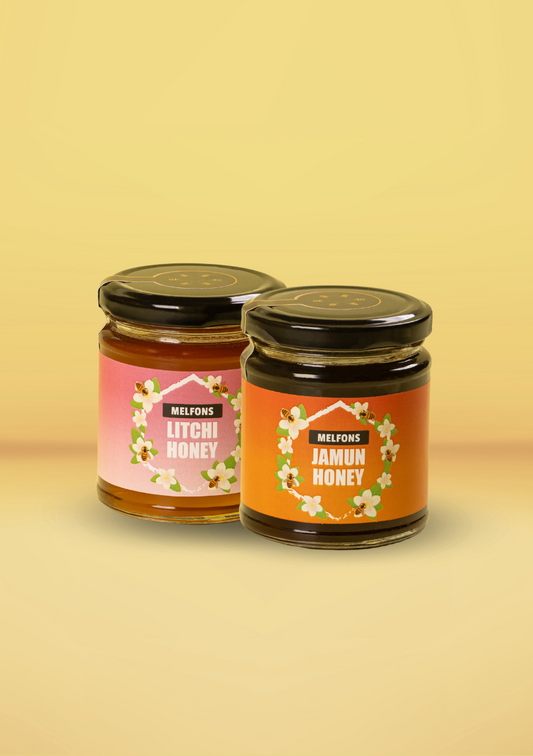 Double the Sweetness-Combo(250g Jamun Honey + 250g Litchi  Honey)