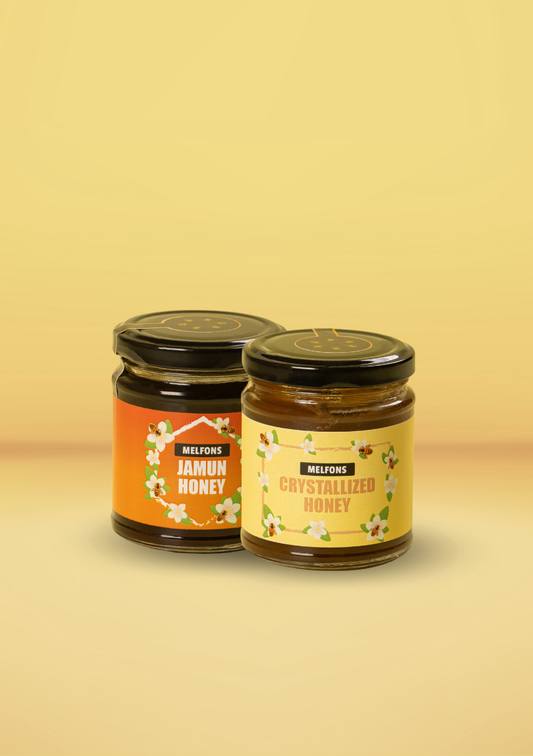 Double the Sweetness-Combo(250g  Crystallized Honey + 250g Jamun  Honey)